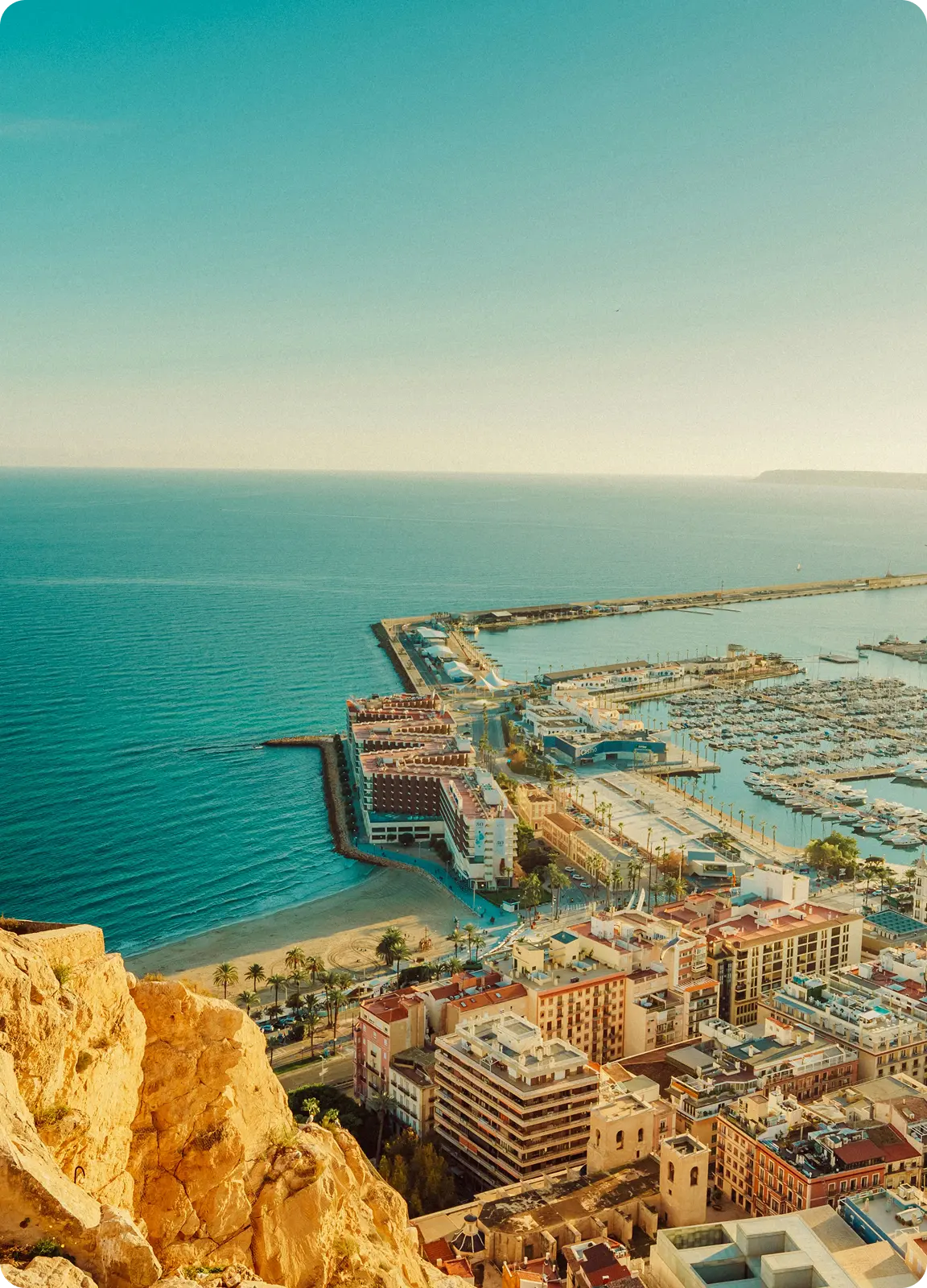 Alicante coastal view